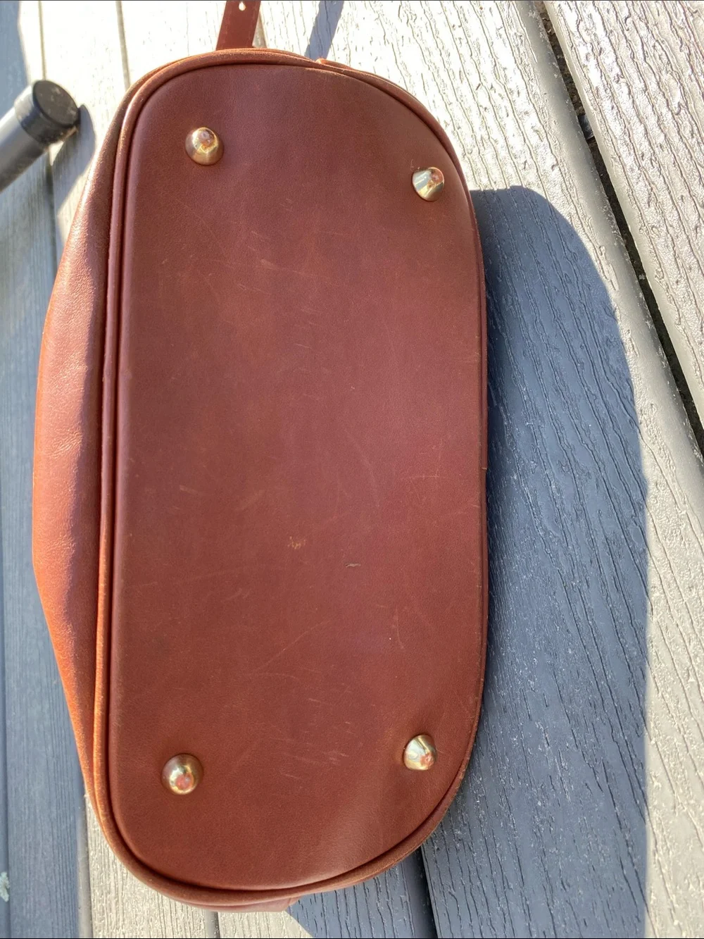 Divina Firenze Lilla Leather Crossbody Purse Cognac Brown Italian Leather Bag